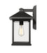 Outdoor Wall Light Z-Lite 531B-BK Black Portland 1 Light Outdoor Wall Light Z-Lite
