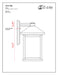 Outdoor Wall Light Z-Lite 531B-ORB Oil Rubbed Bronze Portland 1 Light Outdoor Wall Light Z-Lite