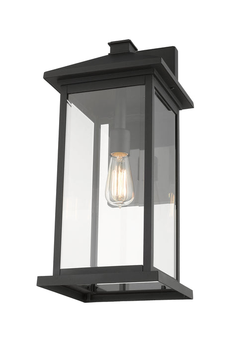 Outdoor Wall Light Z-Lite 531BXL-BK Black Portland 1 Light Outdoor Wall Light Z-Lite