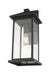 Outdoor Wall Light Z-Lite 531BXL-BK Black Portland 1 Light Outdoor Wall Light Z-Lite