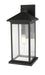 Outdoor Wall Light Z-Lite 531BXL-BK Black Portland 1 Light Outdoor Wall Light Z-Lite