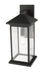 Outdoor Wall Light Z-Lite 531BXL-BK Black Portland 1 Light Outdoor Wall Light Z-Lite