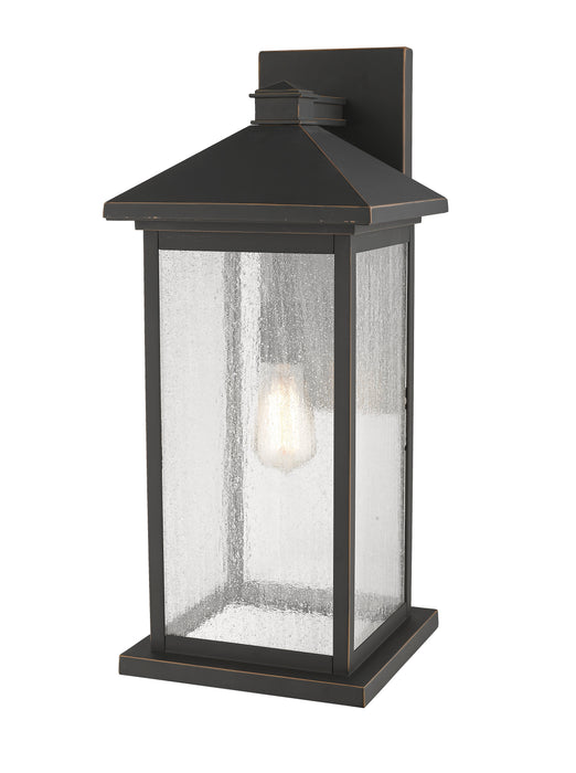 Outdoor Wall Light Z-Lite 531BXL-ORB Oil Rubbed Bronze Portland 1 Light Outdoor Wall Light Z-Lite