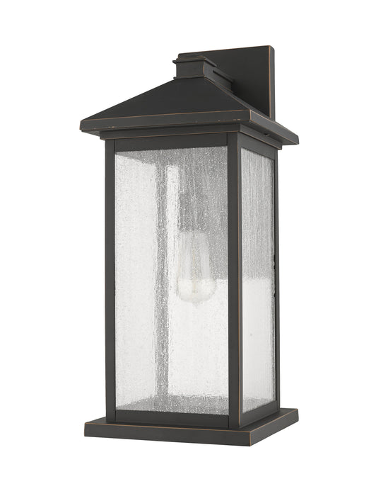 Outdoor Wall Light Z-Lite 531BXL-ORB Oil Rubbed Bronze Portland 1 Light Outdoor Wall Light Z-Lite