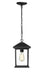 Outdoor Chain Mount Ceiling Fixture Z-Lite 531CHM-BK Black Portland 1 Light Outdoor Chain Mount Ceiling Fixture Z-Lite