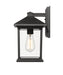 Outdoor Wall Light Z-Lite 531M-BK Black Portland 1 Light Outdoor Wall Light Z-Lite