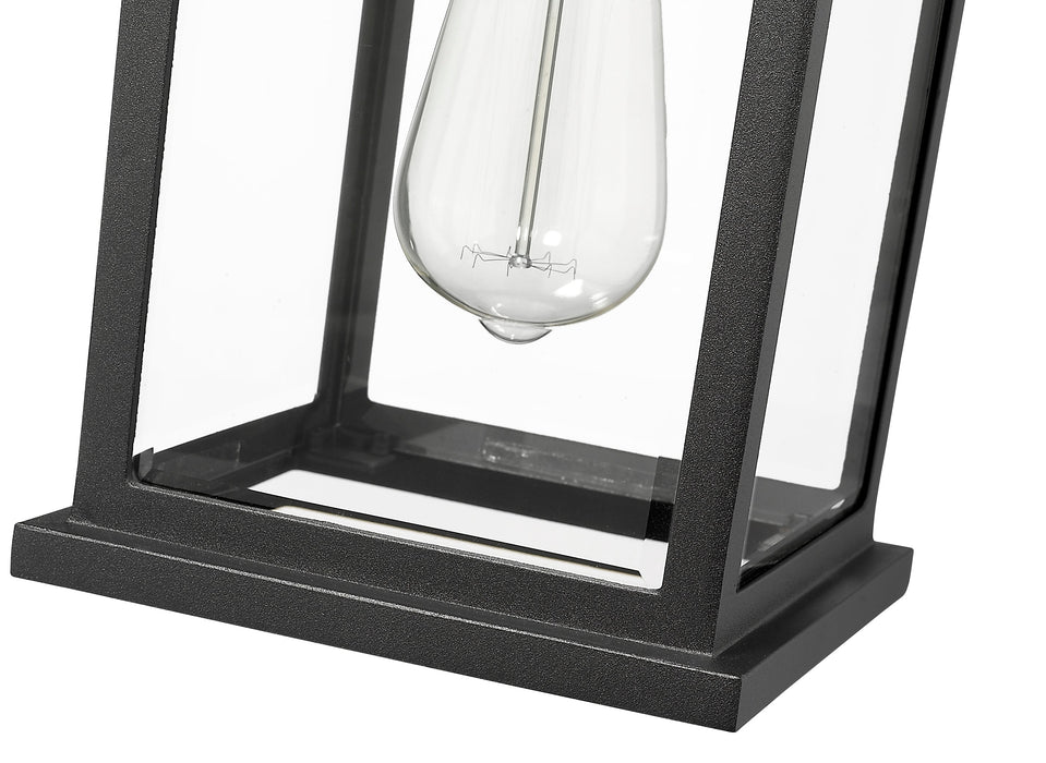 Outdoor Wall Light Z-Lite 531M-BK Black Portland 1 Light Outdoor Wall Light Z-Lite