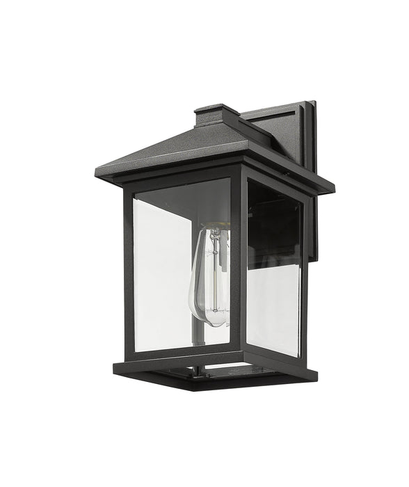 Outdoor Wall Light Z-Lite 531M-BK Black Portland 1 Light Outdoor Wall Light Z-Lite