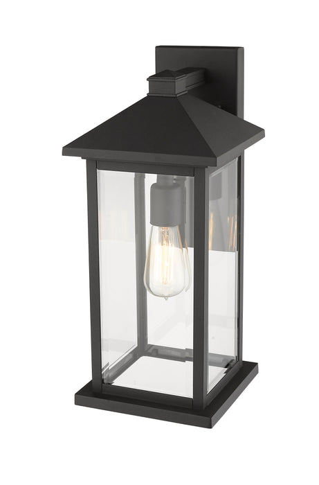 Outdoor Wall Light Z-Lite 531MXL-BK Black Portland 1 Light Outdoor Wall Light Z-Lite