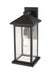 Outdoor Wall Light Z-Lite 531MXL-BK Black Portland 1 Light Outdoor Wall Light Z-Lite