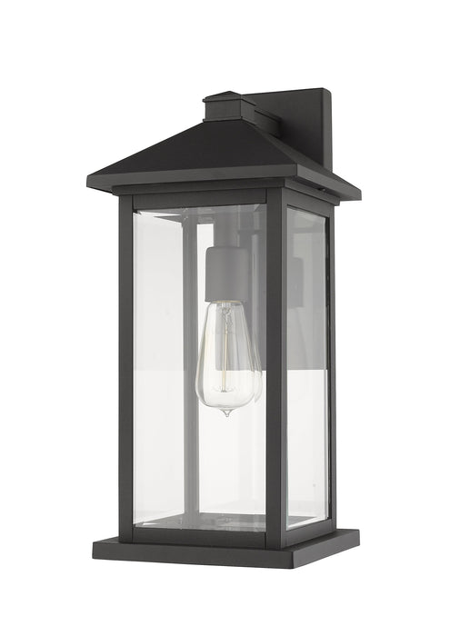 Outdoor Wall Light Z-Lite 531MXL-BK Black Portland 1 Light Outdoor Wall Light Z-Lite