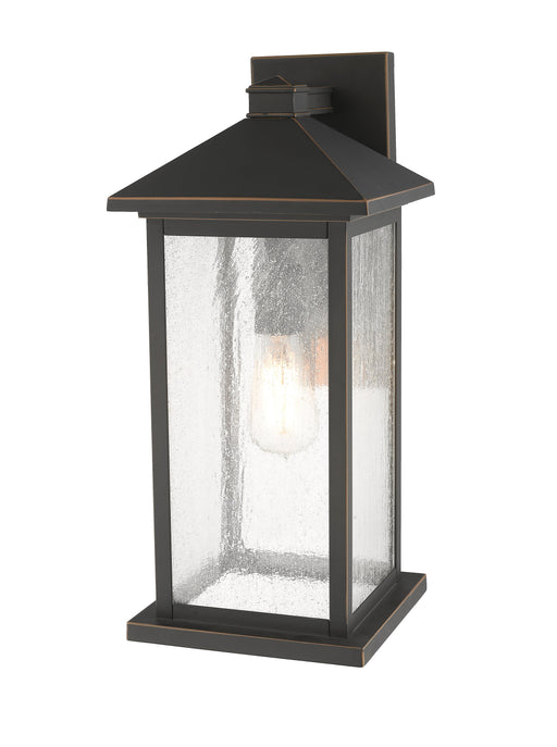 Outdoor Wall Light Z-Lite 531MXL-ORB Oil Rubbed Bronze Portland 1 Light Outdoor Wall Light Z-Lite
