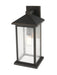 Outdoor Wall Light Z-Lite 531MXL-ORB Oil Rubbed Bronze Portland 1 Light Outdoor Wall Light Z-Lite
