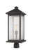 Outdoor Post Mount Fixture Z-Lite 531PHBXLR-ORB Oil Rubbed Bronze Portland 1 Light Outdoor Post Mount Fixture Z-Lite