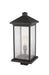 Outdoor Post Mount Fixture Z-Lite 531PHBXLS-ORB Oil Rubbed Bronze Portland 1 Light Outdoor Post Mount Fixture Z-Lite