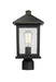 Outdoor Post Mount Fixture Z-Lite 531PHMR-ORB Oil Rubbed Bronze Portland 1 Light Outdoor Post Mount Fixture Z-Lite