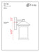 Outdoor Wall Light Z-Lite 531S-ORB Oil Rubbed Bronze Portland 1 Light Outdoor Wall Light Z-Lite