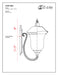 Outdoor Wall Light Z-Lite 533M-RBRZ Bronze Armstrong 2 Light Outdoor Wall Light Z-Lite