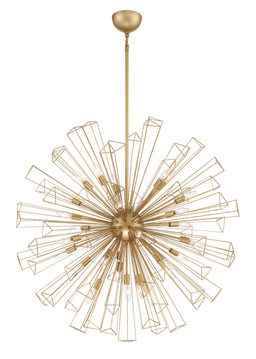 Eurofase 43864-024 Dendelio 40" Matte Gold Chandelier