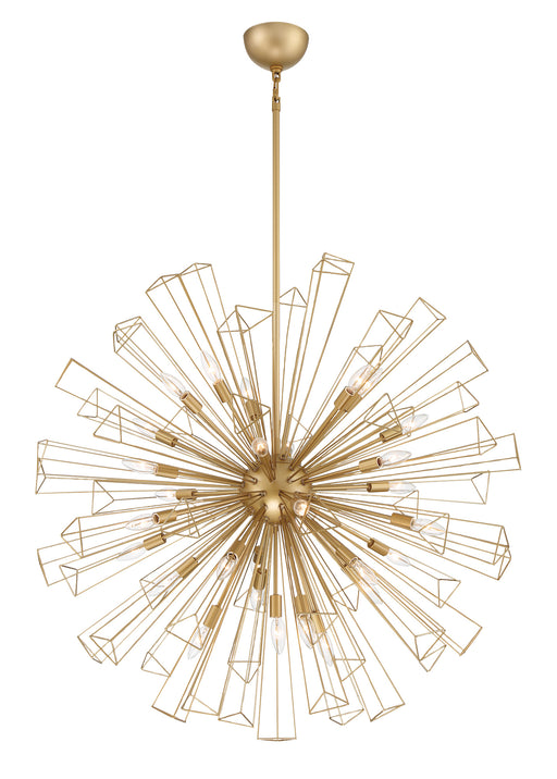 Eurofase 43864-024 Dendelio 40" Matte Gold Chandelier