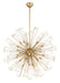 Eurofase 43864-024 Dendelio 40" Matte Gold Chandelier