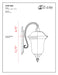Outdoor Wall Light Z-Lite 534M-RBRZ Bronze Armstrong 2 Light Outdoor Wall Light Z-Lite