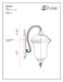 Outdoor Wall Light Z-Lite 534S-BK Black Armstrong 1 Light Outdoor Wall Light Z-Lite