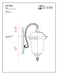 Outdoor Wall Light Z-Lite 534S-RBRZ Bronze Armstrong 1 Light Outdoor Wall Light Z-Lite