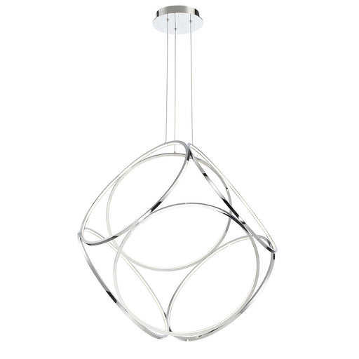 Eurofase 37104-016 Glenview 34" Chrome LED Chandelier