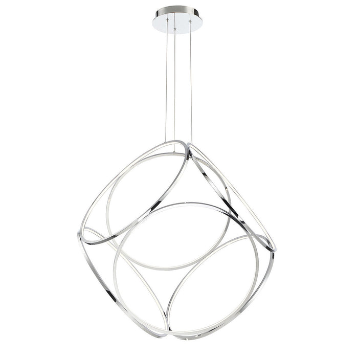 Eurofase 37104-016 Glenview 34" Chrome LED Chandelier