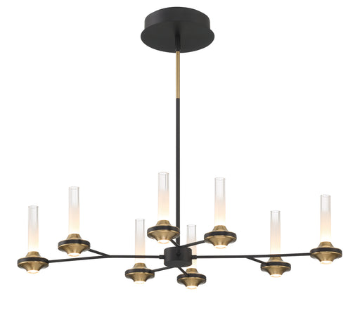 Eurofase 45714-016 Torcia 36" Matte Black LED Chandelier
