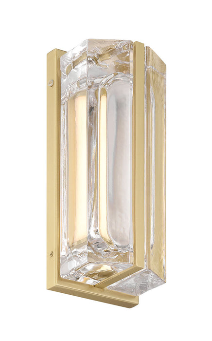 Eurofase 49022-018 Langferd 12" Gold LED Outdoor Wall Light