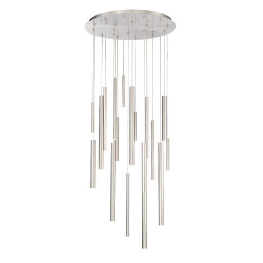 Eurofase 31445-025 Santana 24" Satin Nickel LED Chandelier