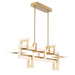 Eurofase 45719-011 Inizio 48" Matte Gold LED Chandelier