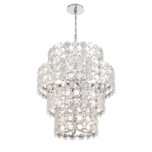 Eurofase 44289-010 Perrene 45" Chrome Chandelier