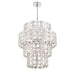 Eurofase 44289-010 Perrene 45" Chrome Chandelier