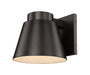 Outdoor Wall Light Z-Lite 544B-ORBZ-LED Outdoor Rubbed Bronze Asher 1 Light Outdoor Wall Light Z-Lite
