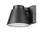 Outdoor Wall Light Z-Lite 544S-BK-LED Black Asher 1 Light Outdoor Wall Light Z-Lite