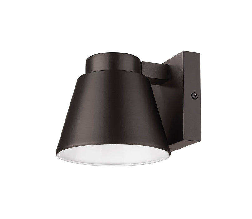 Outdoor Wall Light Z-Lite 544S-ORBZ-LED Outdoor Rubbed Bronze Asher 1 Light Outdoor Wall Light Z-Lite