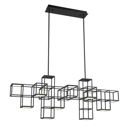 Eurofase 38257-021 Ferro 55" Matte Black LED Chandelier