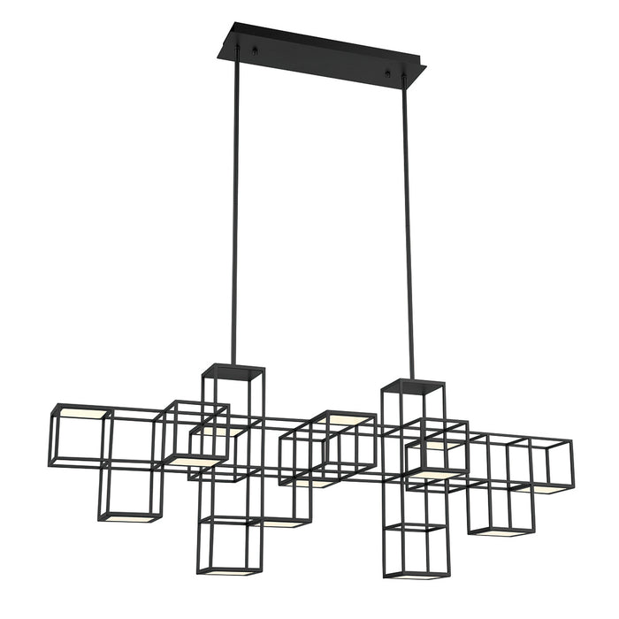 Eurofase 38257-021 Ferro 55" Matte Black LED Chandelier