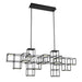 Eurofase 38257-021 Ferro 55" Matte Black LED Chandelier