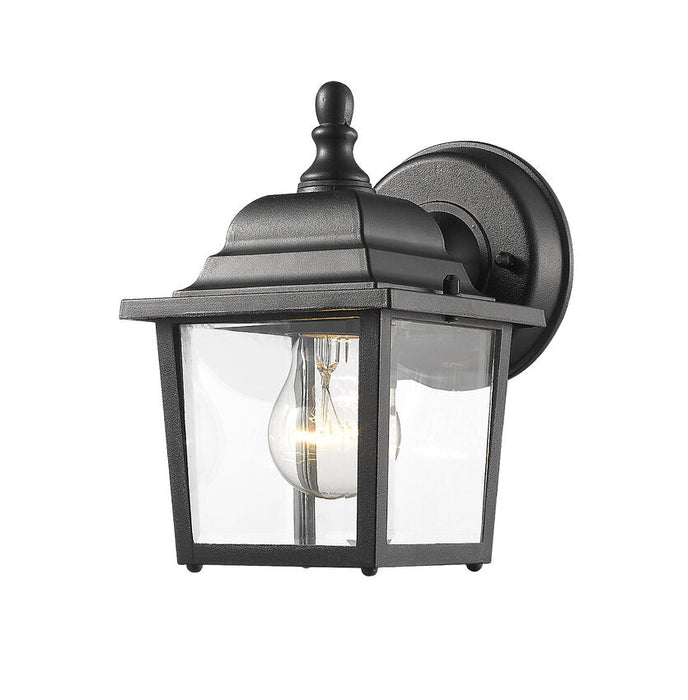 Outdoor Wall Light Z-Lite 546BK Black Waterdown 1 Light Outdoor Wall Light Z-Lite