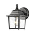 Outdoor Wall Light Z-Lite 546BK Black Waterdown 1 Light Outdoor Wall Light Z-Lite