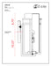 Outdoor Wall Light Z-Lite 549B-BK Black Abbey 1 Light Outdoor Wall Light Z-Lite
