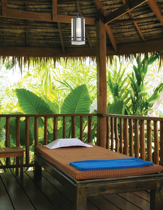 Outdoor Chain Mount Ceiling Fixture Z-Lite 549CHB-BK Black Abbey 1 Light Outdoor Chain Mount Ceiling Fixture Z-Lite