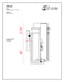 Outdoor Wall Light Z-Lite 549S-BK Black Abbey 1 Light Outdoor Wall Light Z-Lite