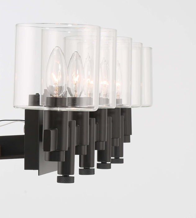 Eurofase 46813-015 Decato 38" Matte Black Vanity Light