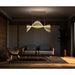 Eurofase 47126-015 Voltik 59" Matte Gold LED Chandelier