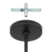 Pendant Light Thesis 207645A Mansfield 18 inch 1 light Matte Black Pendant Light with Clear Glass Shade THESIS